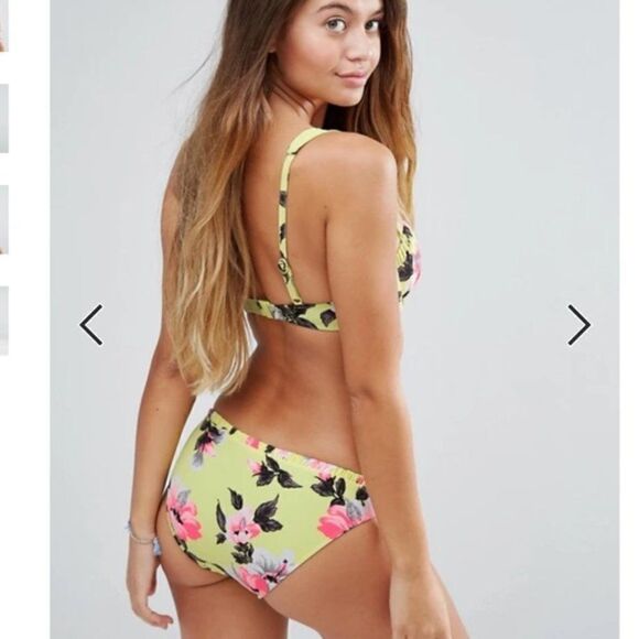 Seafolly Vintage Vacation Floral Bikini Bottom 6 - Picture 1 of 11